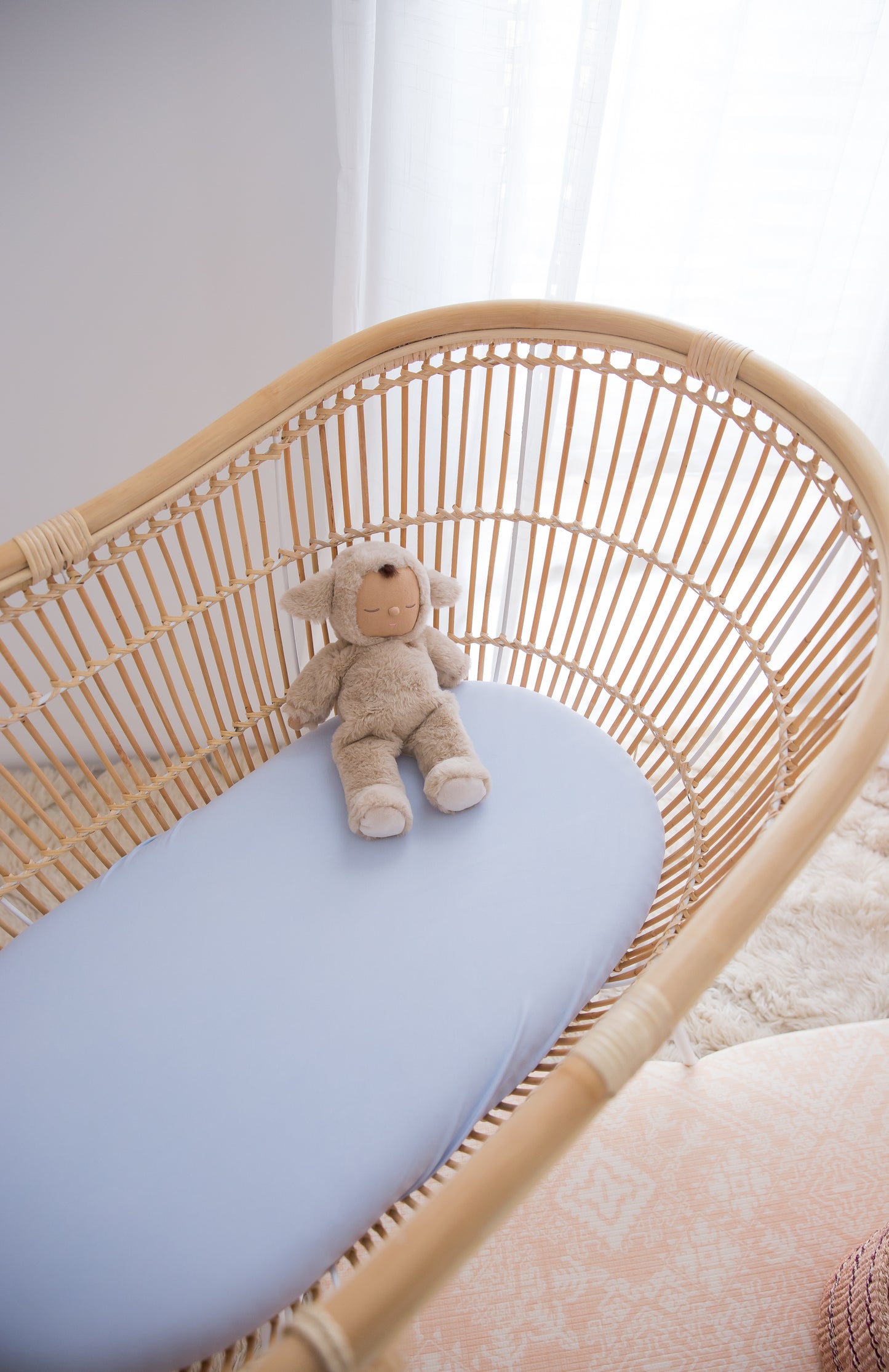 BASSINET SHEET - BLUE