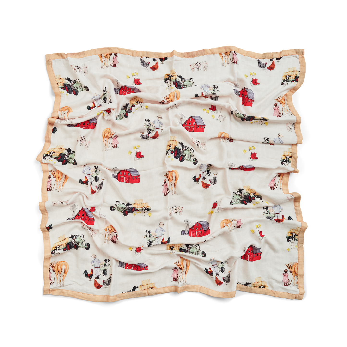 MUSLIN COT BLANKET - FARM LIFE