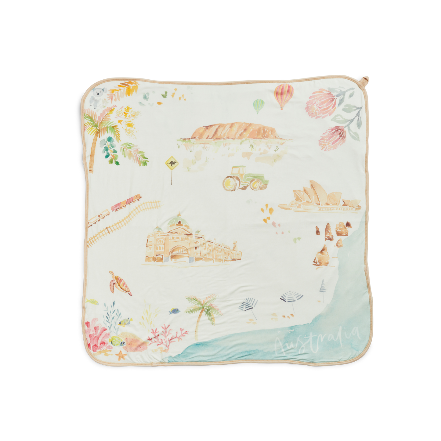 BABY HOODED TOWEL - AUSTRALIA