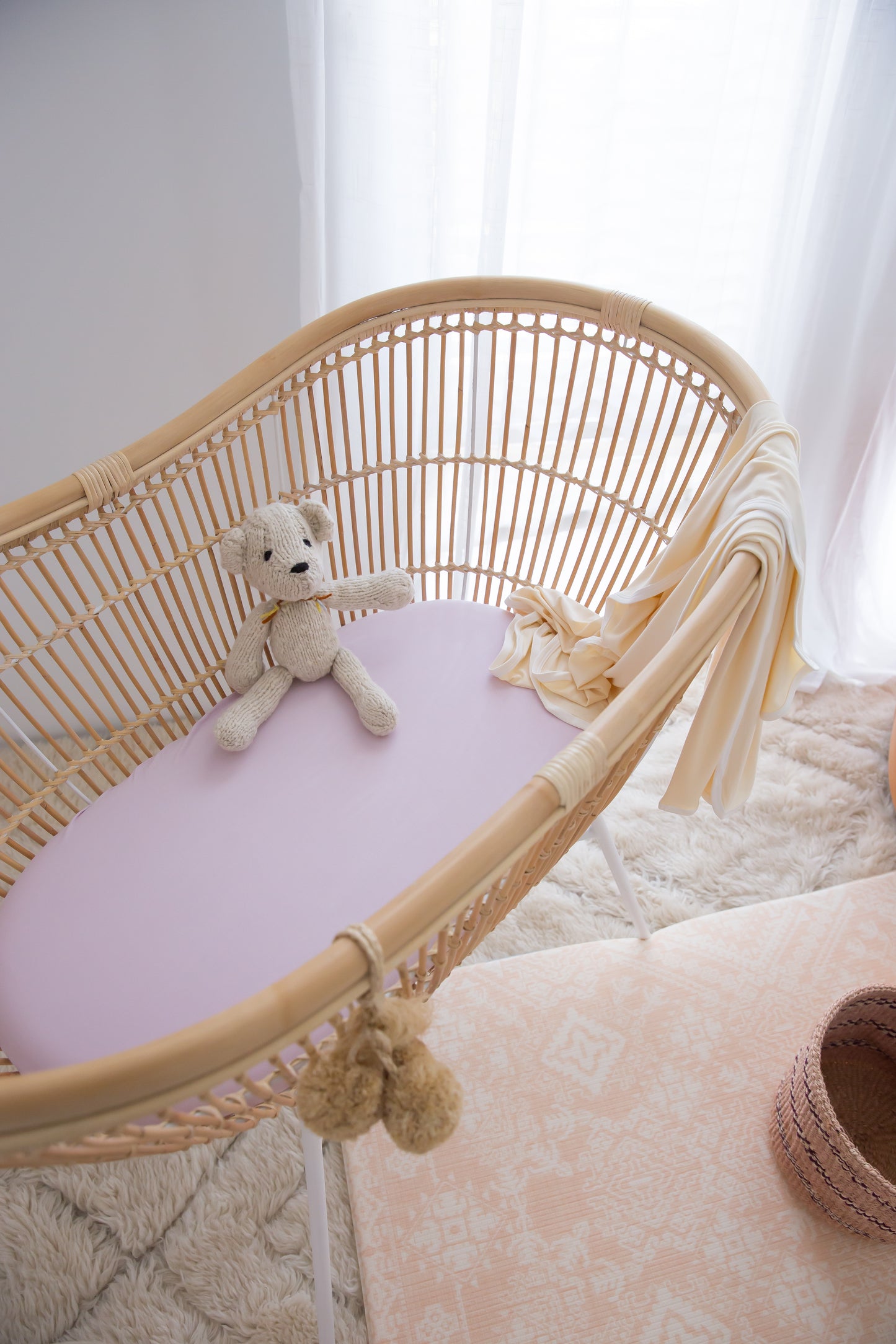 BASSINET SHEET - LILAC