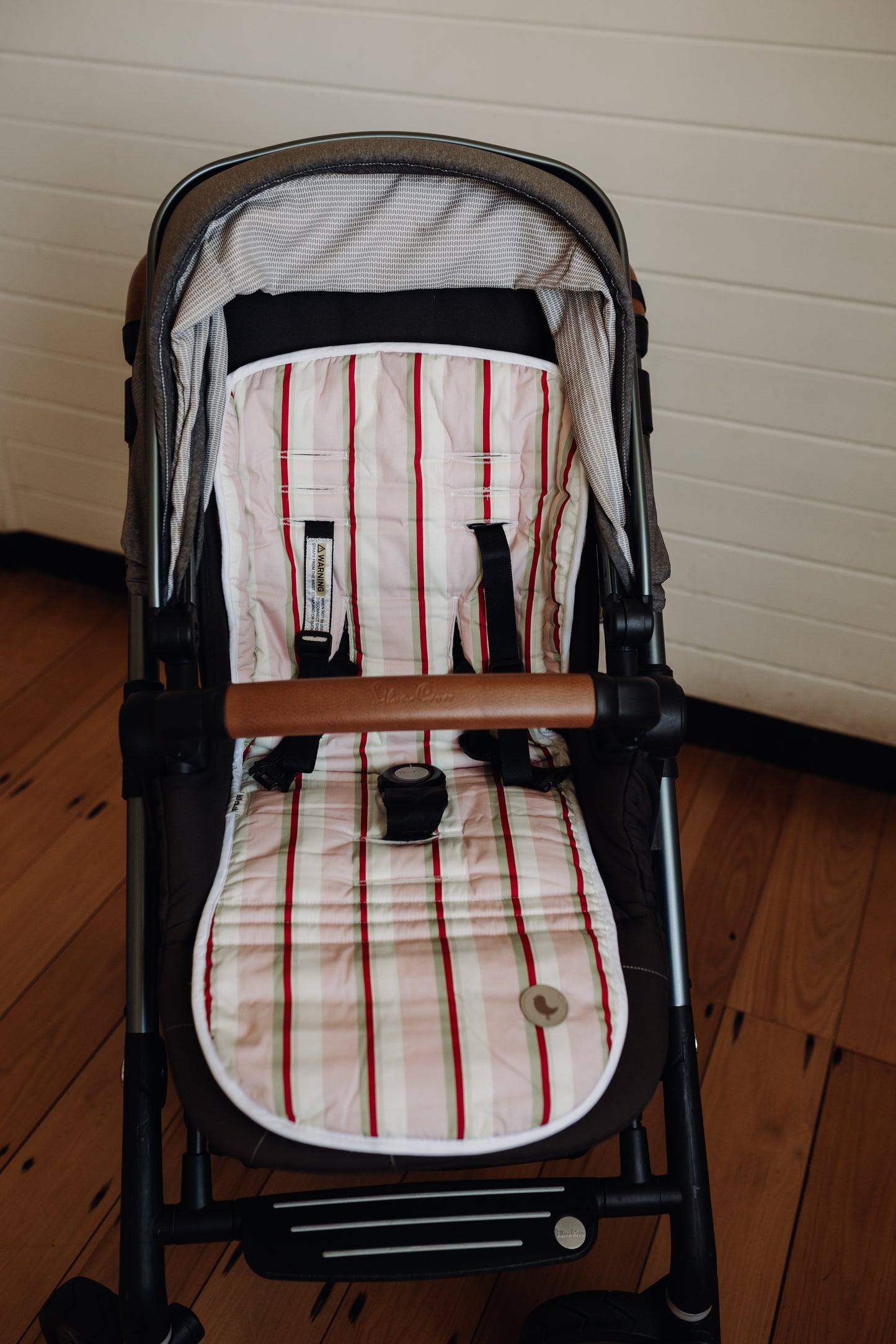 REVERSIBLE PRAM LINER - FLORAL SCALE