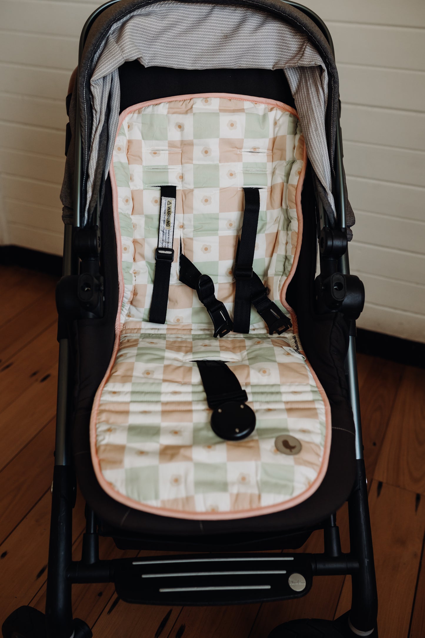 REVERSIBLE PRAM LINER - FLORAL