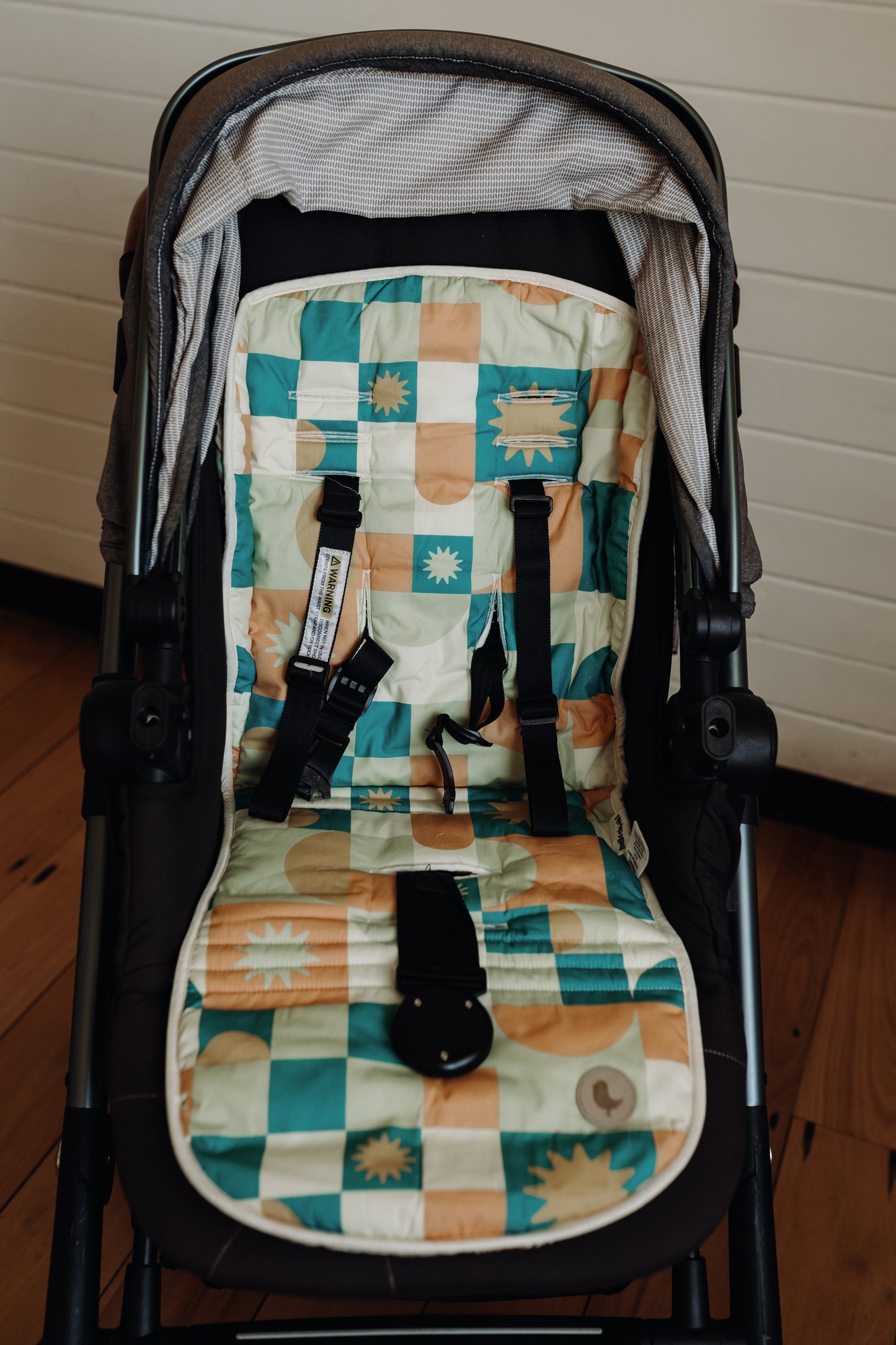 REVERSIBLE PRAM LINER - KING OF THE JUNGLE