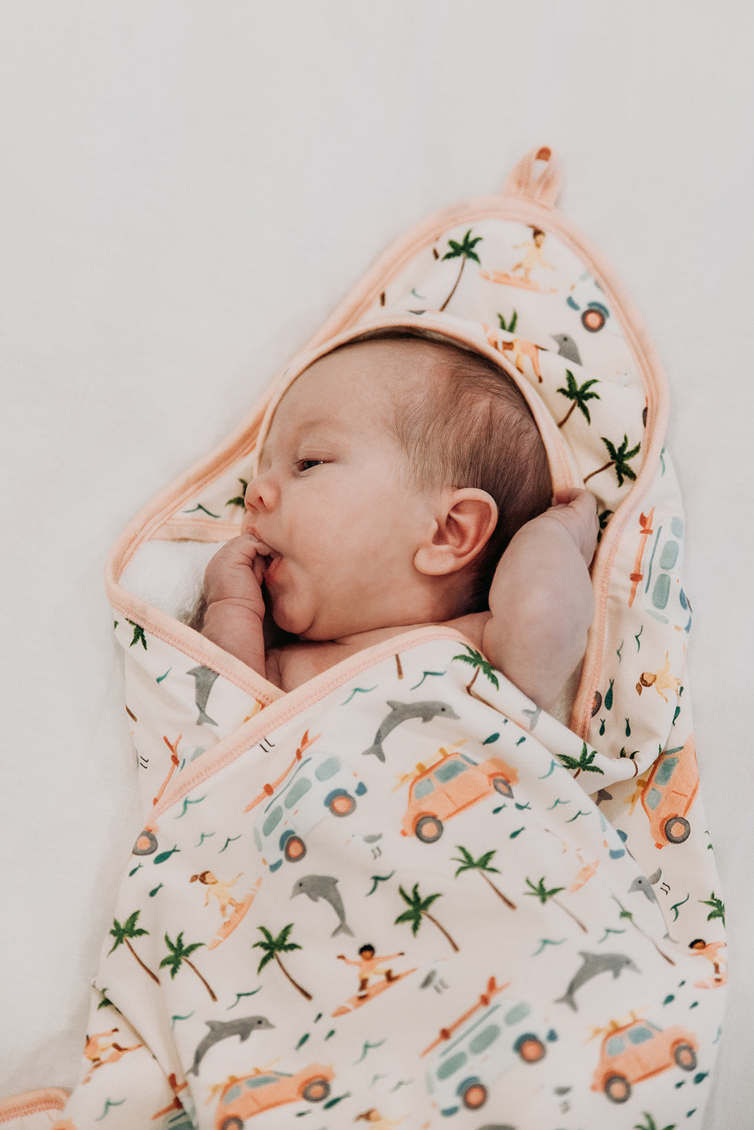 BABY HOODED TOWEL - BURLEIGH BABIES