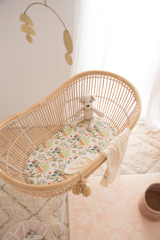 BASSINET SHEET - KING OF THE JUNGLE