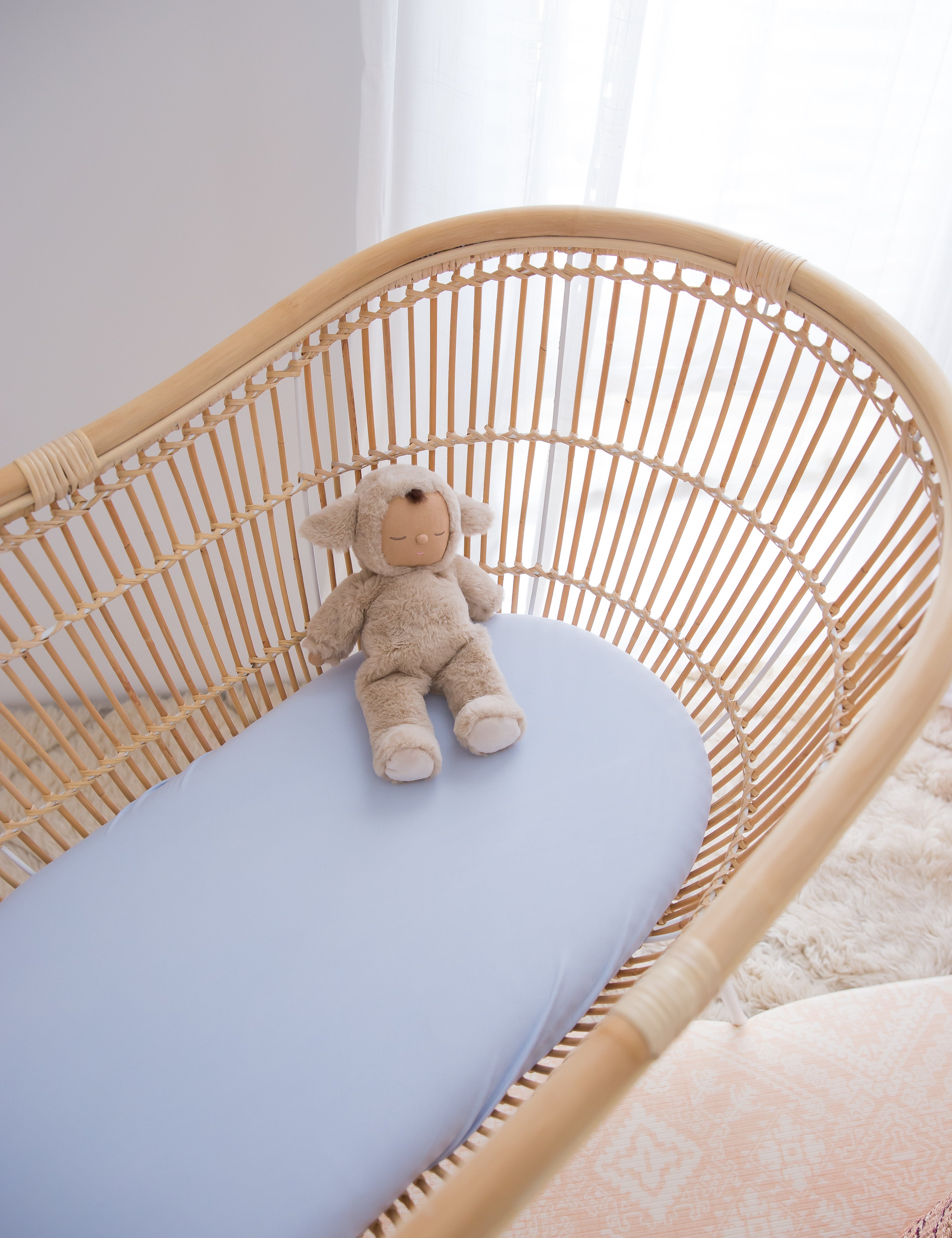 BASSINET SHEET - BLUE