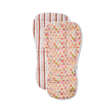 REVERSIBLE PRAM LINER - FLORAL SCALE