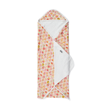 BABY HOODED TOWEL - FLORAL SCALE
