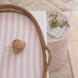 BASSINET SHEET - PINK STRIPE