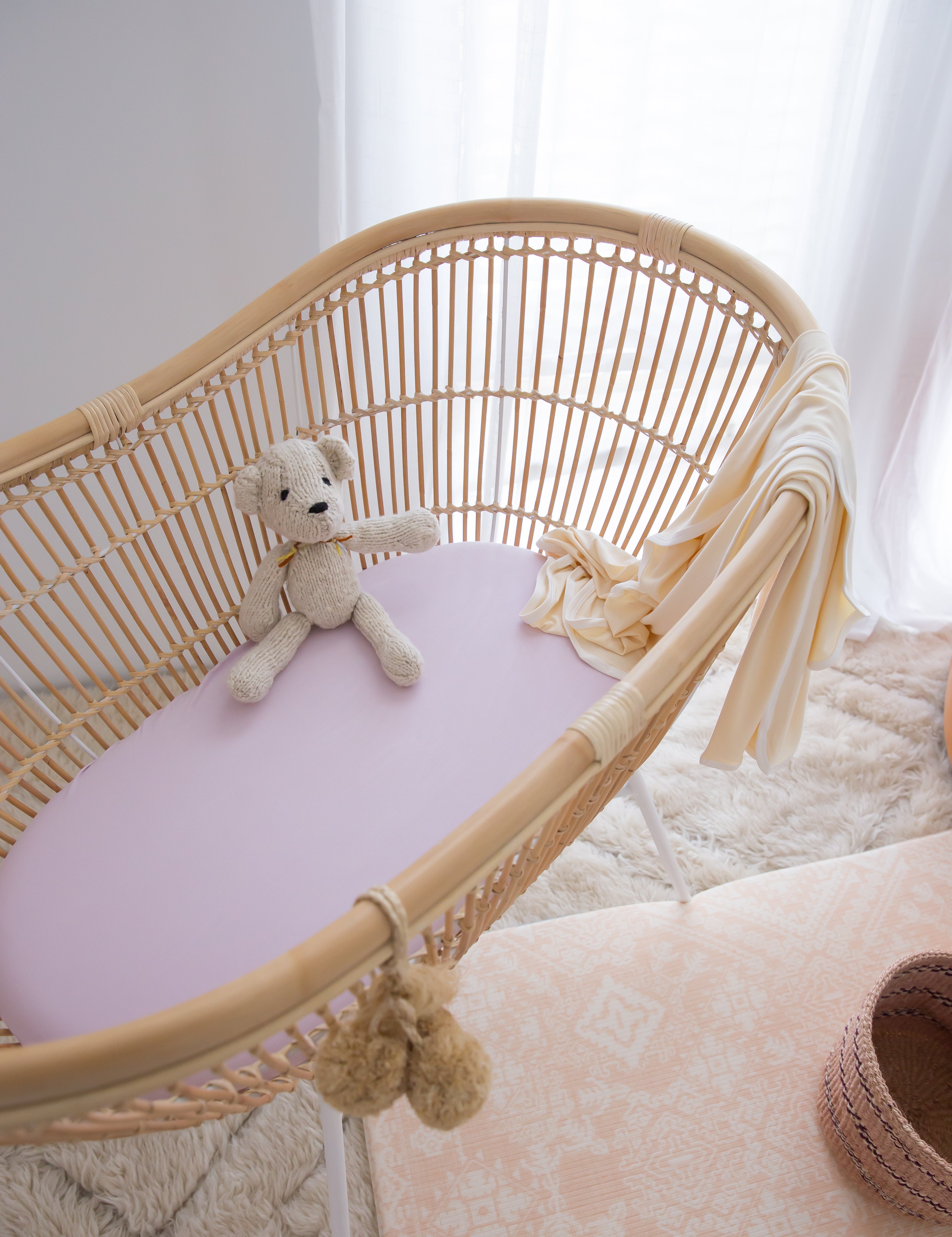 BASSINET SHEET - LILAC