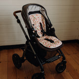 REVERSIBLE PRAM LINER - FLORAL SCALE