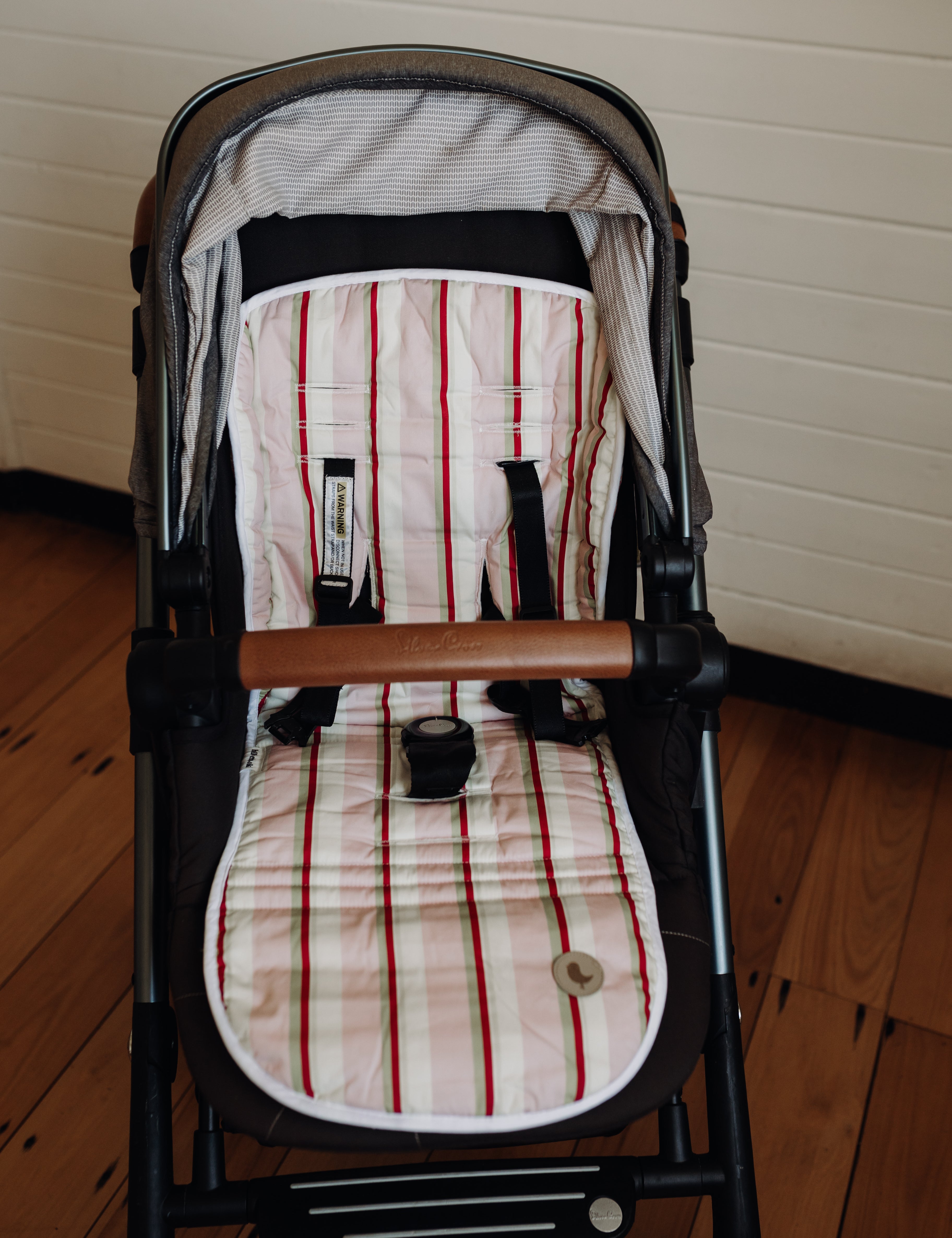 REVERSIBLE PRAM LINER - FLORAL SCALE