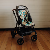 REVERSIBLE PRAM LINER - KING OF THE JUNGLE