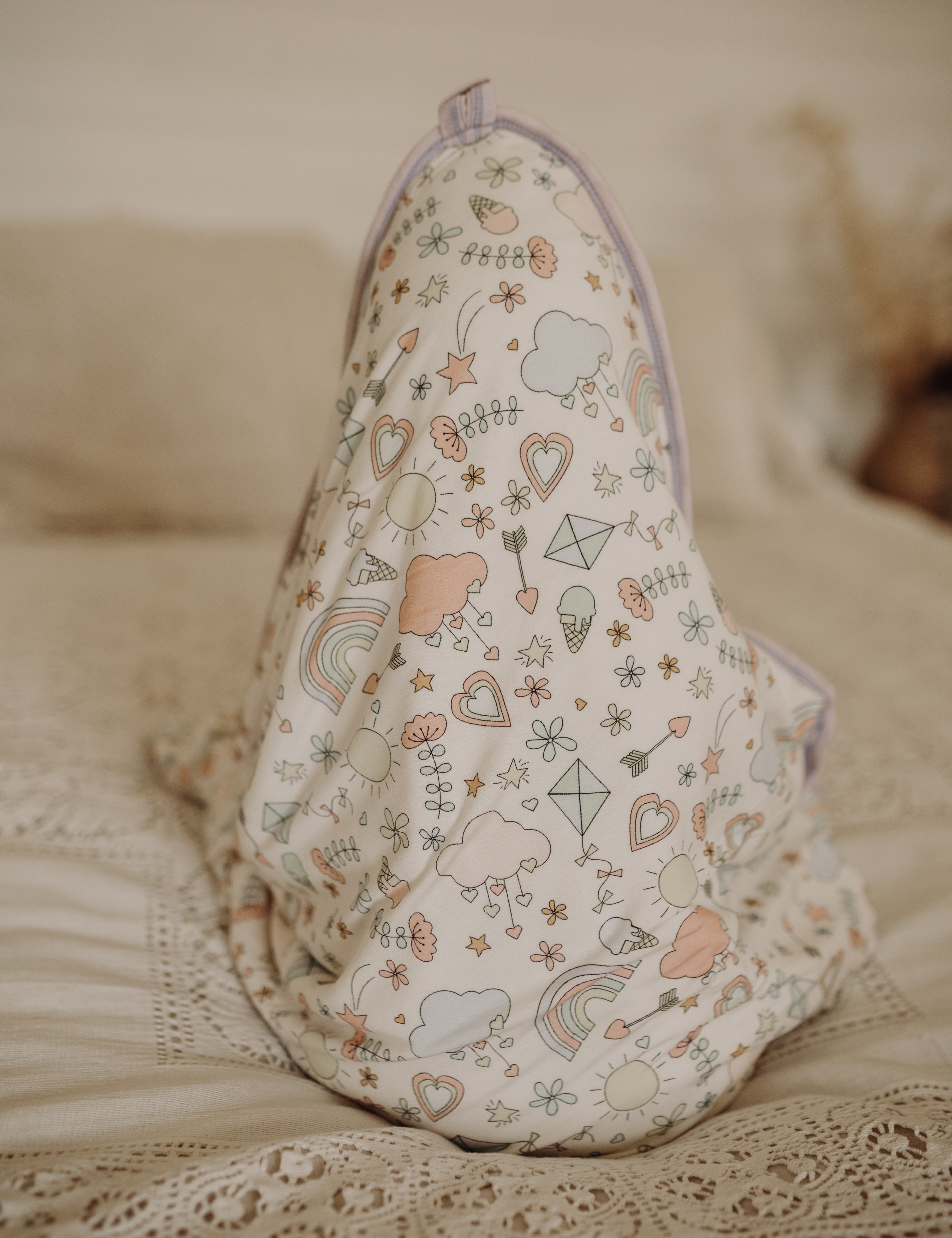 BABY HOODED TOWEL - SWEET DREAMS