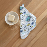 WASHCLOTH SET (PACK OF 2) - BLUE SUPERHERO