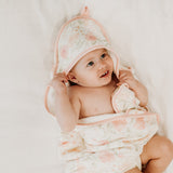 BABY HOODED TOWEL - SWEET FIELDS