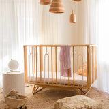 COT SHEET - PINK STRIPE